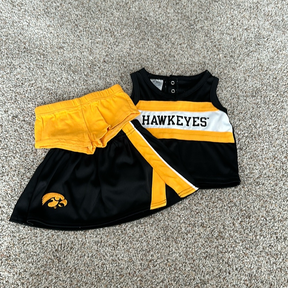 Iowa Hawkeyes Cheerleading Outfit